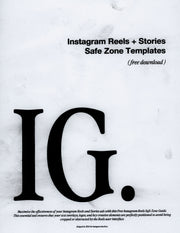 Instagram Reels + Stories Safe Zone Templates