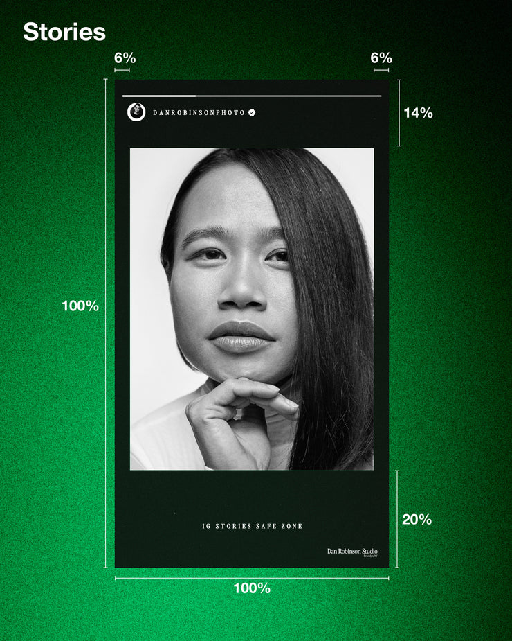 Instagram Reels + Stories Safe Zone Templates